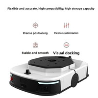 Châssis de robot AMR AGV intelligent pour entrepôt industriel, compatible avec le développement secondaire, code QR, laser et SLAM