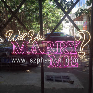 Insegne al Neon 'Mi Vuoi Sposare?', Belle ed Eleganti Insegne Luminose a LED in Acrilico - Product Image 4