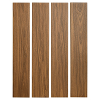 Carreaux de céramique imitation bois style moderne 110x608mm Design classique pour salons, salles à manger et intérieurs commerciaux