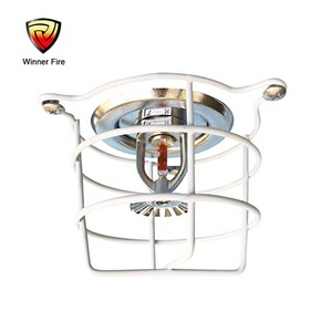 White <strong>Fire</strong> Sprinkler Head <strong>Guard</strong> for Protecting Flush Mount &amp; Side Wall &amp; Semi Recessed Sprinkler - Product Image 3
