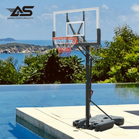 Tragbarer Basketball korbst änder mit Basketball-Backboard-Basketball tor für Kinder/Jugendliche