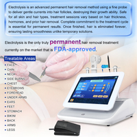 Épilateur Électrolytique Esthétique K4Needle 3-en-1 Indolore pour Épilation Permanente sur Peau Noire