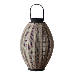 Retro <strong>Large</strong> <strong>Floor</strong>-Standing Wind Lamp Candlestick Wooden <strong>Lantern</strong> Model Room Courtyard Hotel Restaurant Homestay Decorative - Product Image 5