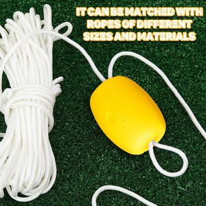 Yqe vàng 4x3 inch Float Dây Phao EVA3 đánh dấu câu cá phao Neo Phao cho Kayak Trail Dock - Product Image 6