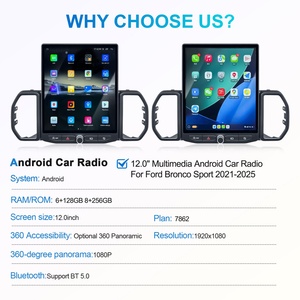 Navihua for Ford Bronco Sport 2021-2025 Car Upgrade Android Car Radio GPS Navigation Multimedia Carplay Auto Stereo DSP Audio - Product Image 5