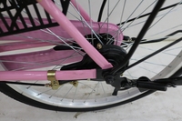 24 pouces vélo de ville mode 1 vitesse roue sopke modèle simple jantes en alliage carton acier dame vélo