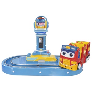 <b>Electric</b> Track <b>Train</b> Ride for Kids Coin Operated Amusement Park <b>Train</b> Game Machine Indoor Playground Toddler Ride Toy Equipment - Product Image 1