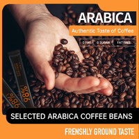 Poudre de café noir amer concentré à 98 %, extrait de grains d'Arabica du Yunnan, soluble en 3 secondes, sans sucre, sans gras, qualité cérémonie