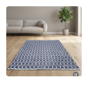 Jacquard Outdoor Cotton High Pile Rug UV Resistant and Weatherproof <b>Mat</b> for Porch Garden or <b>Beach</b> Use Easy to Maintain - Product Image 2