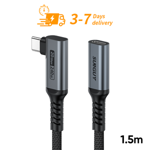 สายชาร์จเร็ว SUNGUY 100W 1.5ม. USB C สายดาต้าอะลูมิเนียม USB C สำหรับโทรศัพท์และแล็ปท็อป (ตัวอย่างฟรี) - Product Image 1