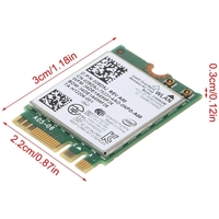 Carte Wifi Intel 3160 3160NGW, double bande, sans fil AC + BT4.0, NGFF, 802.11AC, sans fil, Linux, Win7, Win8, Win10