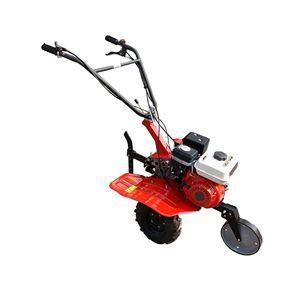 Microcultivador Manual Pequeño de Cuatro Ruedas con Motor de Gasolina y Componente Central del Motor - Product Image 1