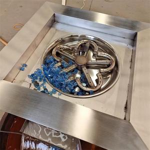 Columna decorativa de cascada para piscina, cuencos de <span class=keywords><strong>agua</strong></span> y <span class=keywords><strong>fuego</strong></span> de acero inoxidable - Product Image 3