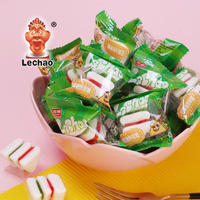 Lechao Sandwich Shape Gummy Candy Fruit Flavor Soft Chewy Candy Bag Pack Children Sweets for Confectionery Wholesale