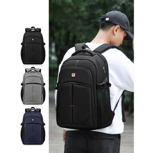 <span class=keywords><strong>Sac</strong></span> <span class=keywords><strong>à</strong></span> <span class=keywords><strong>dos</strong></span> pour <span class=keywords><strong>ordinateur</strong></span> portable en polyester ergonomique, grande capacité, 15,6 pouces, étanche, antivol, avec port USB, pour hommes et femmes, idéal pour les voyages d'affaires - Product Image 4