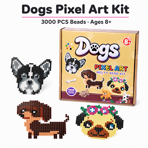 Kit de Cuentas Fusibles de 5mm, 3000 Piezas, Kit de Cuentas Pixel Art, Juguete Educativo DIY para Niños, Tablero de Clavijas, Pinzas, Plancha, Papel, Regalo - Product Image 1