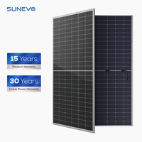 Panneau solaire bifacial intelligent Sunevo 600W 620W 640W Modules Pv de l'entrepôt européen