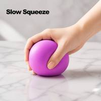 Balles anti-stress en mousse mate douce au toucher, vente en gros, lot en vrac, balles anti-stress à presser pour le bureau