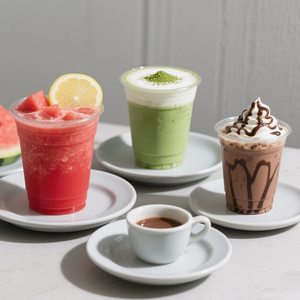 LOKYO PET: Copos Descartáveis Transparentes Personalizáveis para Café, Chá, Boba e Matcha com Tampas - Product Image 5