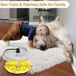 Pièges à puces pour l'intérieur de votre maison, anti-puces, piège à punaises de lit, lutte antiparasitaire, non toxique, inoffensif, respectueux des animaux domestiques et des enfants - Product Image 3