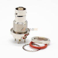 Connecteur de montage Jack femelle PCB vertical droit BNC coaxial RF
