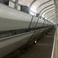 Déflecteur d'air pour fenêtre de ventilation de bâtiment avicole, idéal pour les portes de tunnel et les nouveaux bâtiments d'élevage