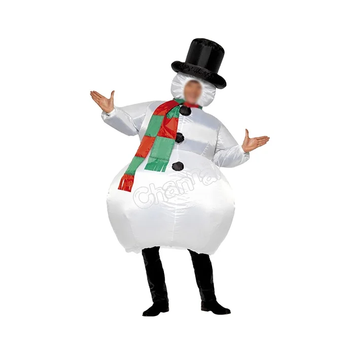 Christmas Inflatable Snowman Costume Inflatable Snowman Adults And Kids