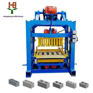 QTJ4-40 Semi automatico 4 6 8 pollici Interlock finer forata stampi per cemento cemento blocchi di mattoni per fare la macchina Brique - Product Image 1