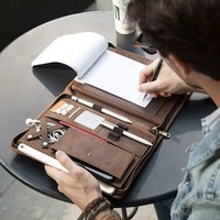 Casing Padfolio kulit 10 11 inci kustom baru tas jinjing bantalan ritsleting casing Tablet untuk iPad 9.7/Pro 10.2 /10.5