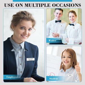 100 gói thẻ tên từ với nhãn thẻ tên trống - Product Image 6