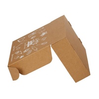 Boîte en carton ondulé brun personnalisée, imprimée, en matériaux recyclés, écologique, pour l'expédition, design pliable, bijoux, cosmétiques, vêtements
