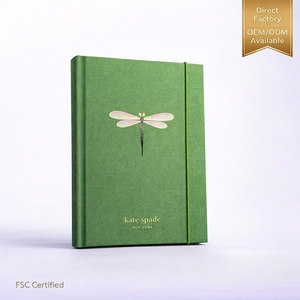 Custom Hardcover Book Printing Service High Quality Cloth Journal Gold Foil Logo Luxury Business Gift Hardcover Book Printing