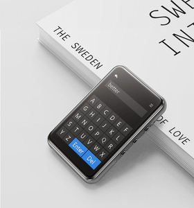 หน้าจอแสดงผลขนาด 2 นิ้วเครื่องเล่น MP3 แบบพกพา BT 5.0 เครื่องเล่นเพลงหน้าจอสัมผัสพร้อมลำโพงรองรับการบันทึกวิทยุ FM อีบุ๊ก - Product Image 2