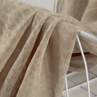 Tissu Ankara STH en polyester nano froissé gaufré satiné pour sari Shayla, non conducteur, antistatique, 90 g/m², commande personnalisée