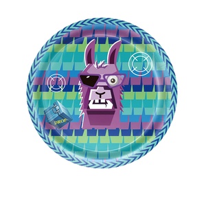 Décorations de fête d'anniversaire sur le thème de <span class=keywords><strong>Fortnite</strong></span> pour créer une ambiance festive, inspirées des meilleures ventes de jeux vidéo en papier sur le thème de la lama - Product Image 5