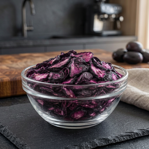 Tranches de Jamun Noir Lyophilisé Premium, Légères et Croustillantes, Sans Sucre, Sans Conservateurs, Fruit Véritable, Prêtes à Manger, Snack en Gros, Fourniture en Vrac - Product Image 1