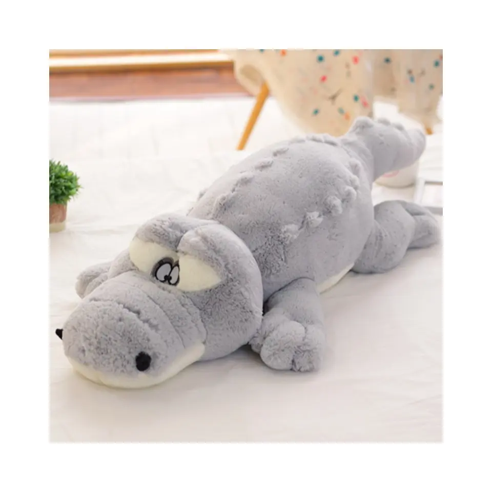 custom wholesale creative Cute funny Lifelike new colorful crocodile plush long big nose doll stuffed animals for kids gifts
