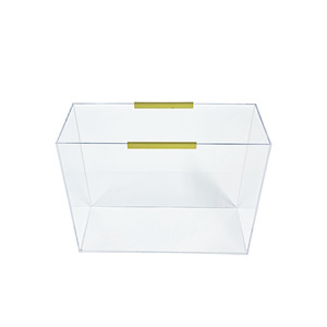 Acrylic <b>Storage</b> <b>Box</b> Transparent Rectangular With Lid Moisture Proof Dust Proof For Bathroom Neatening YZ 861219 - Product Image 3