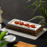 Assiettes en mélamine incassables, écologiques, de haute qualité, blanches, pour usage en restaurant, compatibles lave-vaisselle, qualité alimentaire, pour la cuisine chinoise