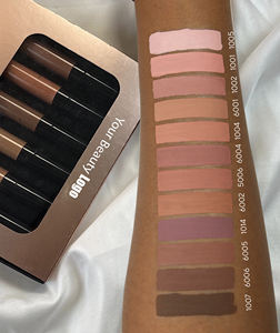 Logo Kecantikan Anda Dicetak 2023 Warna Baru Lipstik Cair Matte Tahan Air <span class=keywords><strong>Vegan</strong></span> - Product Image 2