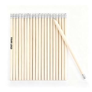 Crayon en bois personnalisé avec gomme, logo personnalisable, 7 pouces, HB 2B 2H, promotion rentrée scolaire, vente en gros - Product Image 1