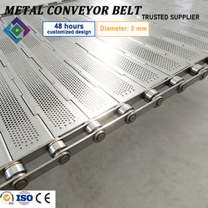 RVS transportband met 2mm gatdiameter, draadgaas voor de voedingsindustrie, sanitaire, hoge snelheid, corrosiebestendig - Product Image 4