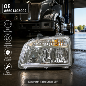 Nuevo Faro LED con Bombilla D2R, Lado Izquierdo, P54-6165-100 para Kenworth T880 2014-2024, 12V - Product Image 3