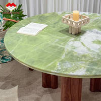 Carrelage en marbre vert Connemara irlandais, Table à manger en marbre, Meuble-lavabo de salle de bain, Dalle de marbre Bookmatch, Fond de télévision, Îlot de cuisine