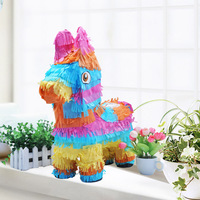 627066 New 15.7in Small Donkey Pinata Kids Birthday Party Supplies Wedding Decor Custom Mexican Design Cheap Wholesale