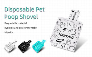 <span class=keywords><strong>Paletta</strong></span> per <span class=keywords><strong>cacca</strong></span> di cani usa e getta biodegradabile con sacchetti di <span class=keywords><strong>cacca</strong></span> accessori per cani forniture per animali domestici accettabile ISO9001 gatti, cani 5 pz/borsa M-051 - Product Image 2