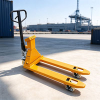 Chariot à palettes manuel avec balance intégrée 2T, transpalette de pesage haute précision, division 0,1 kg pour le contrôle du poids des marchandises