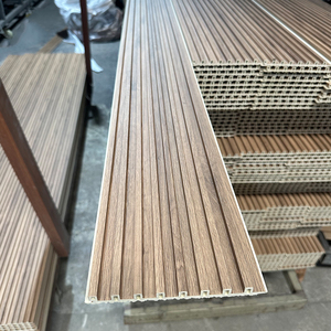 Sonsill thân thiện với môi nội thất <span class=keywords><strong>WPC</strong></span> Panel tường trong nhà tích hợp Panel tường trần <span class=keywords><strong>WPC</strong></span> lambrin - Product Image 6