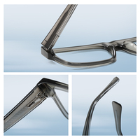 Vente en gros de lunettes de protection contre la lumière bleue classiques personnalisables, tendance, populaires, style Ins, montures carrées unisexes