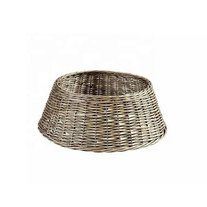 Cheap Large Handmade White Wicker Rattan <strong>Christmas</strong> <strong>Tree</strong> Skirt WOVEN <strong>TREE</strong> COLLAR <strong>Christmas</strong> <strong>Tree</strong> <strong>Stand</strong> - Product Image 3